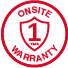 1 Year On-Site Warranty (T&C`s Apply)