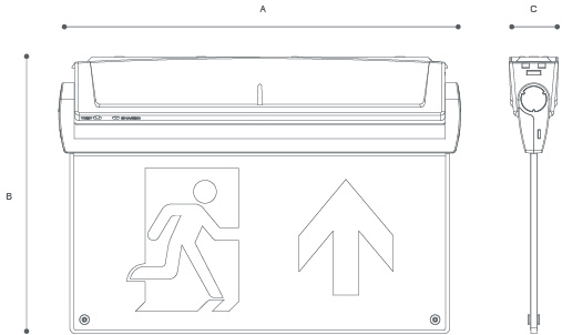 BLADE ST Line Drawing