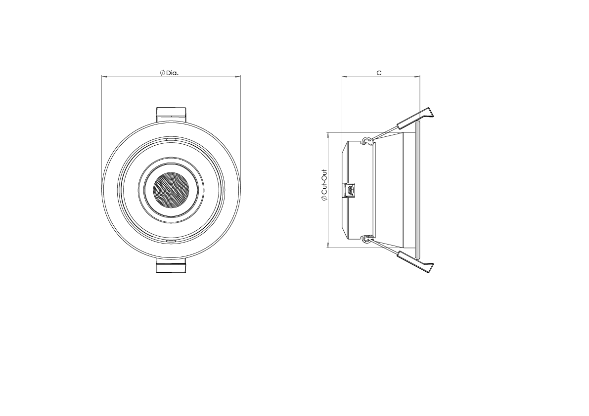 X1 FRD TILT Line Drawing